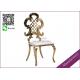 Gold Stainless Steel Wedding Chairs For Sale WIth Furniture Exporter (YS-80)