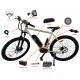 Electric Matte Black Brushless 36v 250w Electric Bike Kit 3.6kg