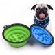 Collapsible Silicone Puzzle Pet Travel Bowl Lead Free