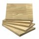 Sturdy Nontoxic Rubber Wood Finger Joint Board Smooth Edge Thickness 8-40mm