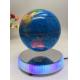 new led light magnetic floating world globe with lighting 8inch