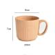 Insulated Beech Wooden Drinking Cups 200ml 250ml Retro Tea Cup With Handle