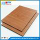 2440mm 3mm Wooden Aluminium Composite Panel Anodized For Exterior Wall