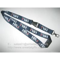 Tailor made imprint polyester neck straps, cheap printed logo promotional lanyards,
