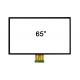 65 PCAP Touch Screen Projected Capacitive Multi Touch Overlay With Front Glass