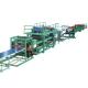 20T Green Sandwich Panel Roll Forming Machine Equipment 6m/min