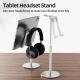 3.5 Inch 180mm Headphone Tablet Stand / Height Adjustable Ipad Desk Stand