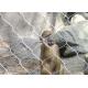 Small Zoo Chain Wire Mesh Fence ,  60 * 60 Mesh Opening Wire Rope Net For Handrail 2m Width
