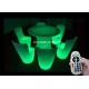 Special Lighted Bar Furniture / LED Illuminated Furniture With Plastic Material