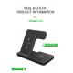 T288 15w/10w Dual Interface Wireless Fast Charger Stand for iPhone and Samsung 2025 Mobile Phone Charging Bracket
