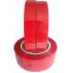 Soft And Tender Red Polyester Adhesive Tape / Switch Bonding Tape For Film Liner