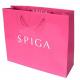 Pink Coloured Custom Cotton or Paper Cardboard Gift Shopping Carry Bag