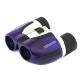 Purple Blue 210g Compact Zoom Binoculars Magnification 10x To 40x