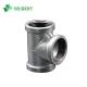 90 Degree Angle Galvanized Malleable Iron Threaded Fittings Wall Thickness Pn10-Pn40