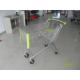 150 Liter Grocery / Supermarket Shopping Cart With Anti UV Plastic Parts
