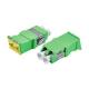 LC DX Avoid Laser Adapter , Optical Fiber Coupler Without Flange