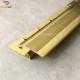 Aluminum Transition Strips Carpet Transition Strip Gold Color ODM 8.5mm