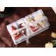 Triangle Cut 4 Piece PET PS Disposable Cake Trays