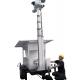 Superior Flexibility Mobile Security Camera Tower Mounted High Definition Cctv For Mine Monitoring
