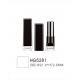 Square Empty Lipstick Tube Case Transparent Base 12.1mm 12.7mm Inner Cup