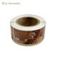 Custom Paper Sticker Label Roll Decoration Wedding Round Floral Stickers For Package