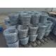 Aluminum Alloy PVC Coated Barbed Wire Galvanized Steel With Different Twist Method