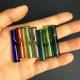 Hand Blown Glass Bongs Accessories Mini Glass Filter Tips 42mm Length