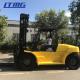 10 Ton Capacity Industrial Forklift Truck , FD100 Counterbalance Reach Truck