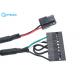 Micro Fit 6w 43025-0600 To Harwin 10w M20-1061000 0.35mm2 22awg 2424 Cable Harness