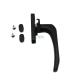 Modern Door And Window Handle With Aluminum Zinc Base Or All Aluminum Material