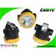 PC Material Led Cordless Mining Cap Lights Yellow Cover With 18650 Li - Ion Battery