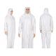 Good Air Permeability Waterproof Disposable Coveralls White CE FDA Approved