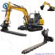 Powerful Digging Chain Rail Ballast Blaster Undercutter For 6 10 12 15 18 Tons Excavator