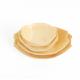 5inch Pine Wood Disposable Serving Cone Sushi Boat Serving Tray