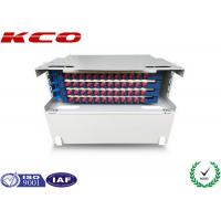 SC FC ST Steel Fiber Optic Distribution Box Unit ODF Rack Mounting