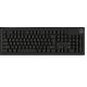 Ultra Slim Portable FN Multimedia Membrane Keyboard 448*143*32mm 610g Net Weight ABS Black Keycaps Silver Membrane