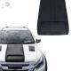 ABS Plastic Engine Hood Cover , 1cm Hood Bonnet Scoop For Isuzu D-Max 2020+