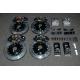 Big Brake Kit 355*32mm Rotor For Infiniti G37 Front 4piston Caliper With 345*28mm Rotor For Rear 18 Inch Wheel