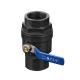 Light Grey Two Pieces Ball Valve with EPDM O-Ring and Ss Handle 11/2 Flexible Structure