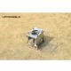 Portable Stainless Steel Stove for Camping and Picnics Expanded size 21.5*20.5*15.5cm