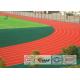 UV Resistant Outdoor Sports Field Surface , 8 Lanes 400 Meter Running Track