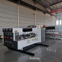 18kw Corrugated Box Printing Machine Flexo Slotter Humanization Operation