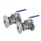 3PC Stainless Steel Flange Ball Valve DN15-DN 150 for Straight Through Type Channel