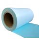 HM2033L Model Thermal Paper Adhesive Label Material Eco Thermal Hotmelt Glue Blue Glassine Liner