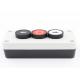 White Red Black Three Push Button Electrical Switch With Up And Down Signal