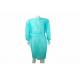 Green Cloth Polyester Doffing Surgical Reinforced Gown