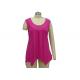 Red Casual Womens Dressy Tank Tops , Ladies Camisole Vests With Sequines