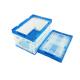 Width Sides Opening Collapsible Plastic Containers Light Weight