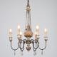 Wood chandeliers lighting french bedroom suspended lights(WH-CI-118)