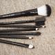 Beautiful Shape Full Makeup Brush Set Ergonomic Microphone Dotted Design